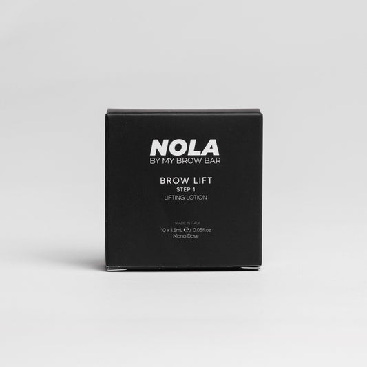 Brow lift Step 1 - Lifting lotion